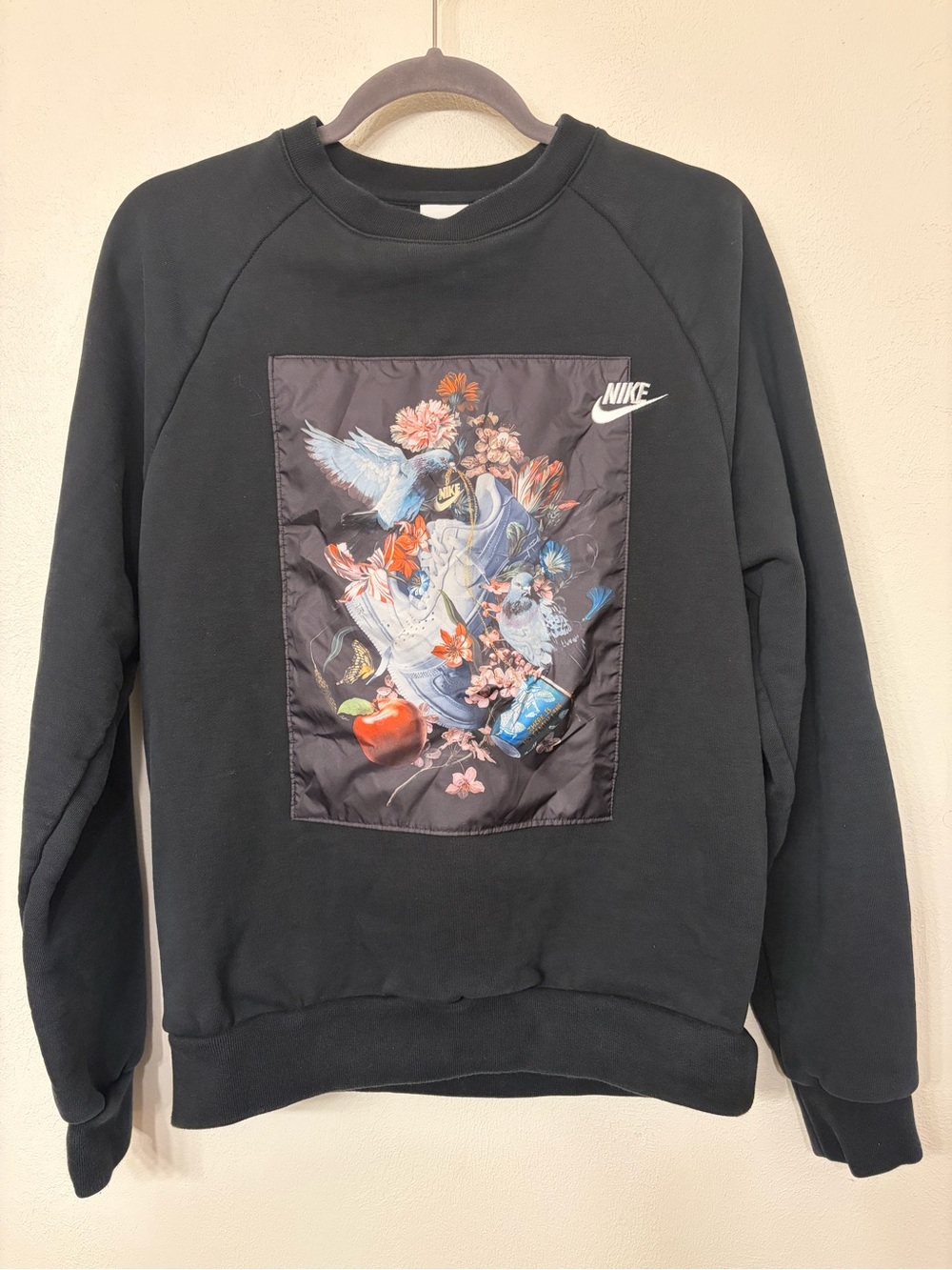 Nike Men’s Sportswear AF-1 Masterpiece Crew Neck Black DD6515 010- S-Read!